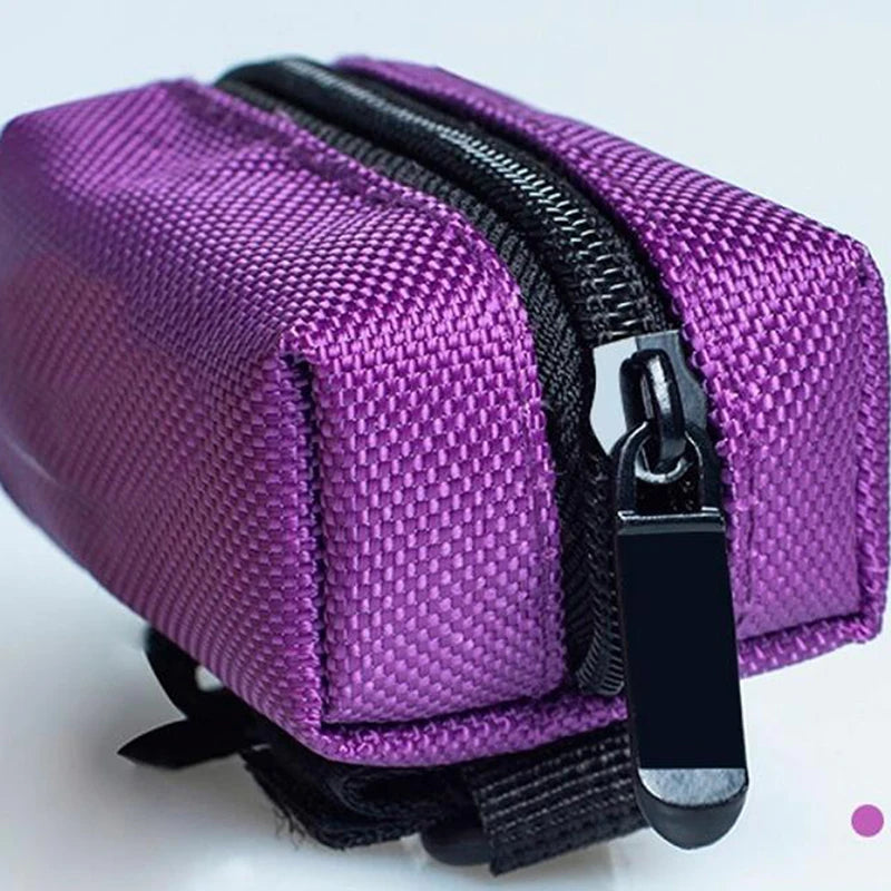 Dog Poop Bag Storage Solid Color Workmanship Large Space Convenient Portable Durable Practical Multifunctional Pet Garbage Bag