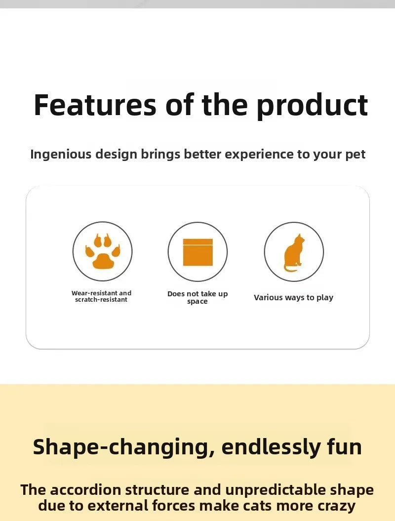 Cat scratch board, durable and non shedding toy, self entertaining and self entertaining corrugated paper cat scratch board