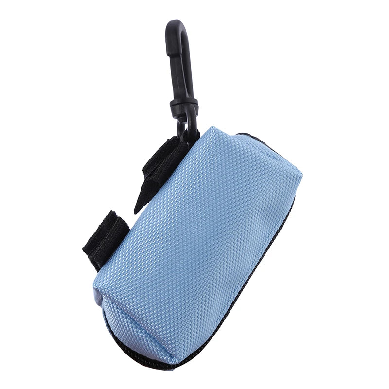 Dog Poop Bag Storage Solid Color Workmanship Large Space Convenient Portable Durable Practical Multifunctional Pet Garbage Bag