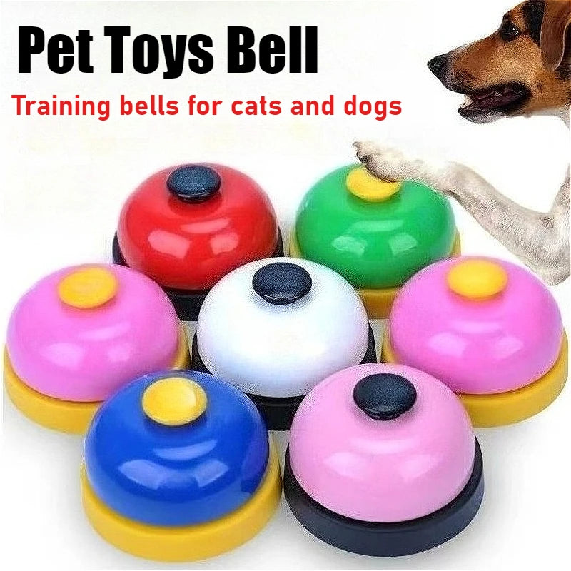 Pet Toys Bell for Dogs Cat Training Interactive Toy Metal Dog Training Called Dinner Bell for Pet Toys