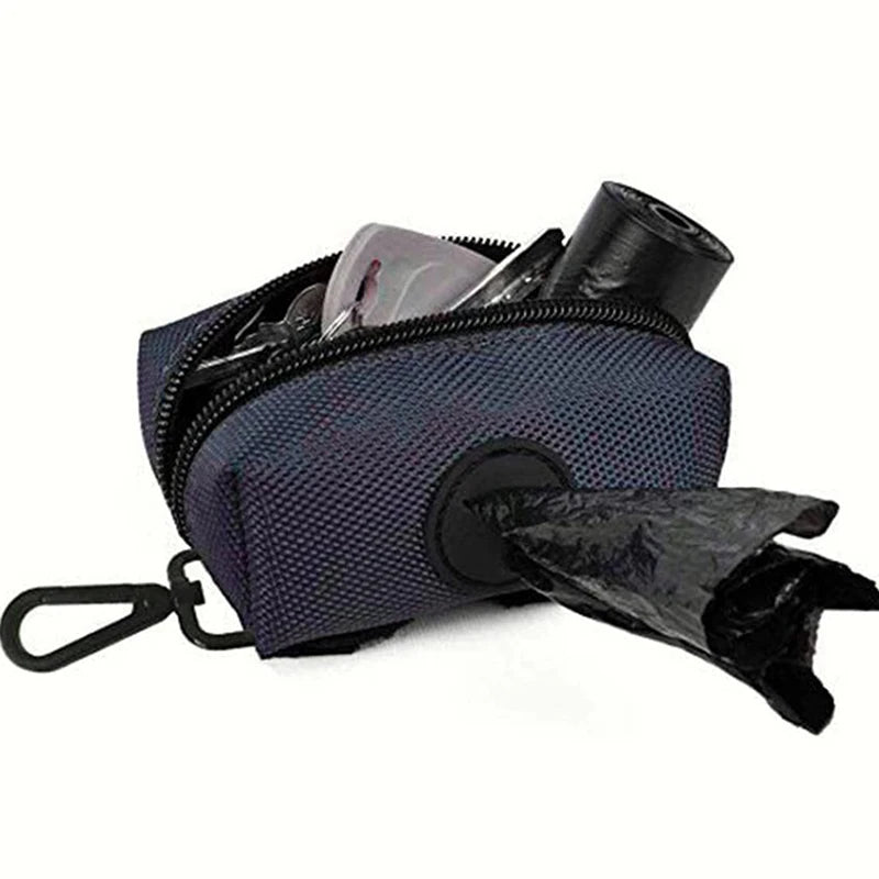 Dog Poop Bag Storage Solid Color Workmanship Large Space Convenient Portable Durable Practical Multifunctional Pet Garbage Bag