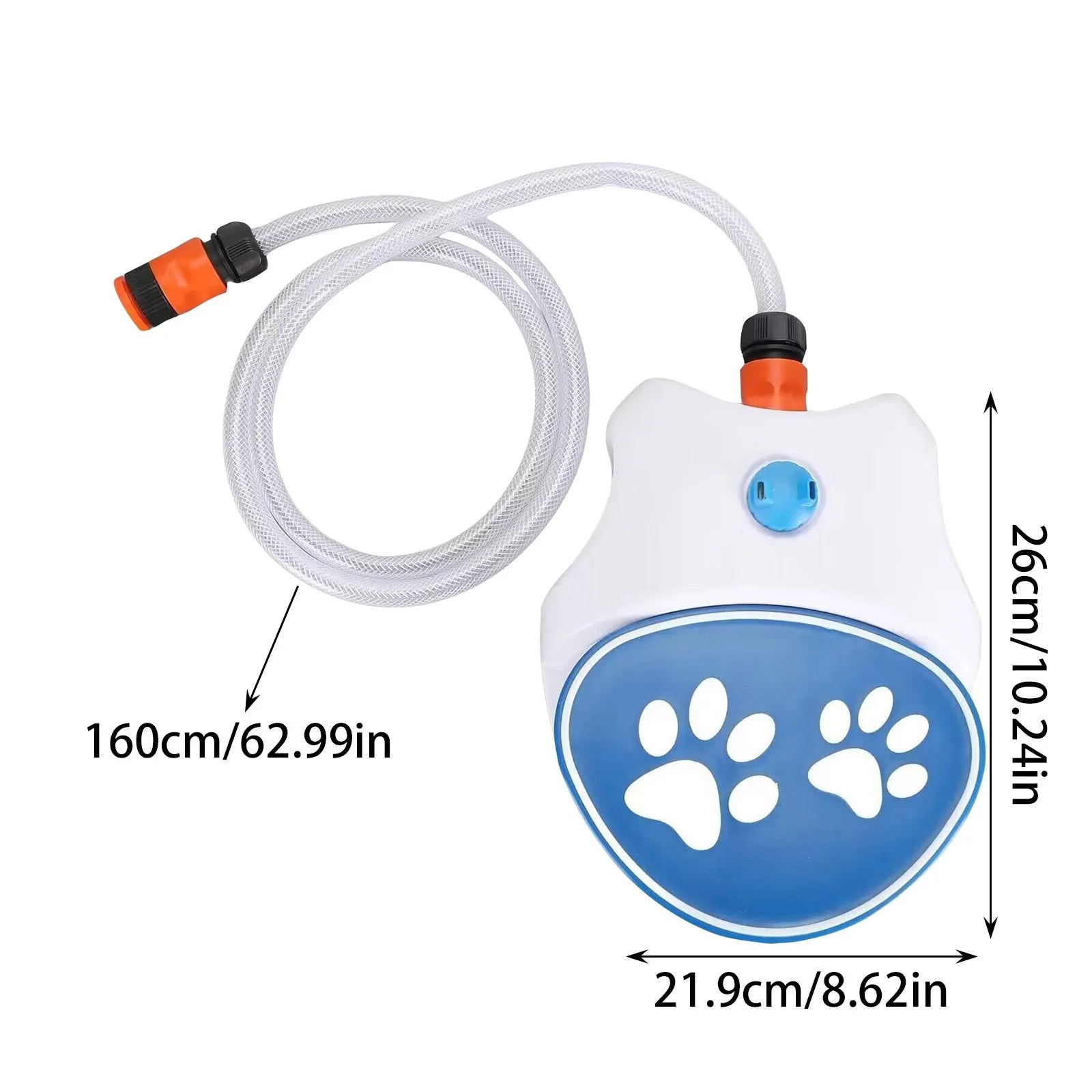 2 Styles Outdoor Dog Waterer, Foot Operated Dog Waterer, Dog Drinking Nozzle, Includes Connecting Hose For Dog Hydration